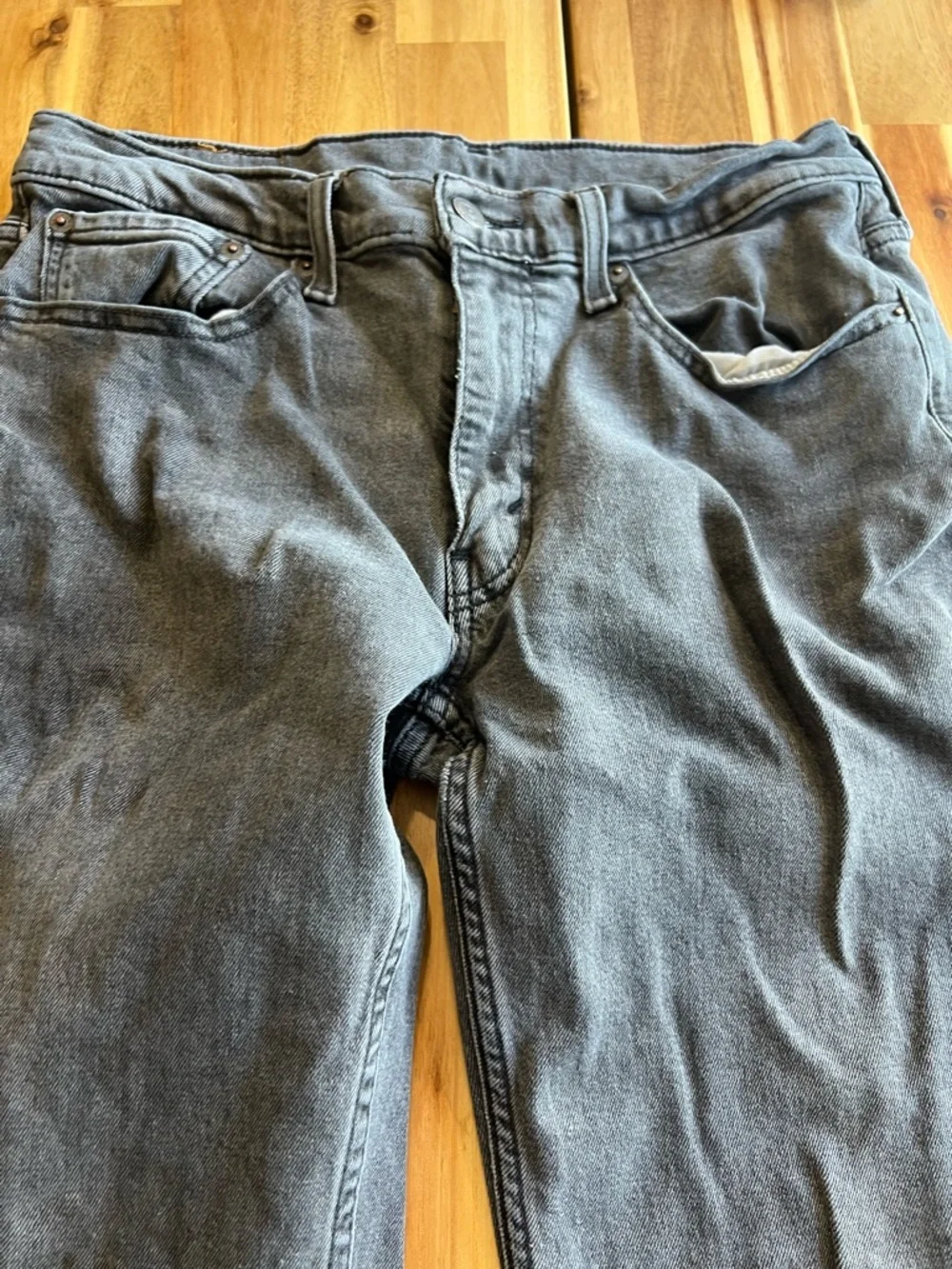 Levi’s 514 Straight Jeans Men’s 32x32 Gray Wash Denim